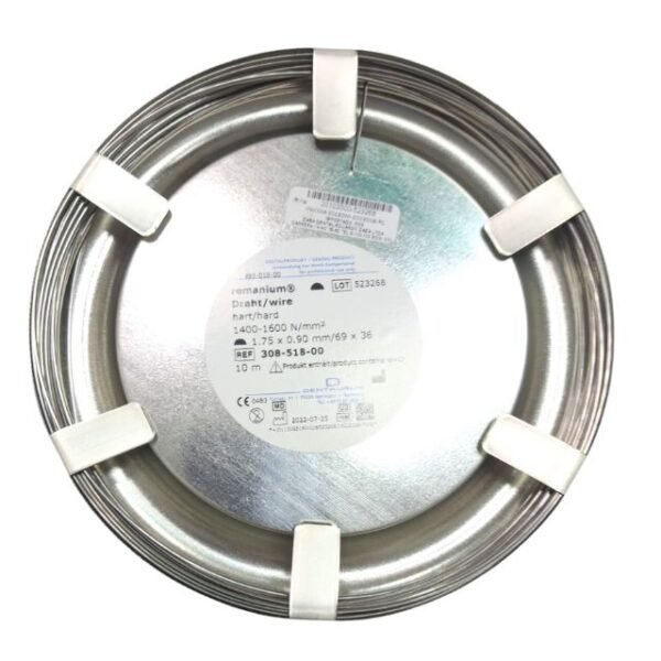 Alambre Wipla 1.50 x 0.75 mm Rollo x 10 Metros Dentaurum