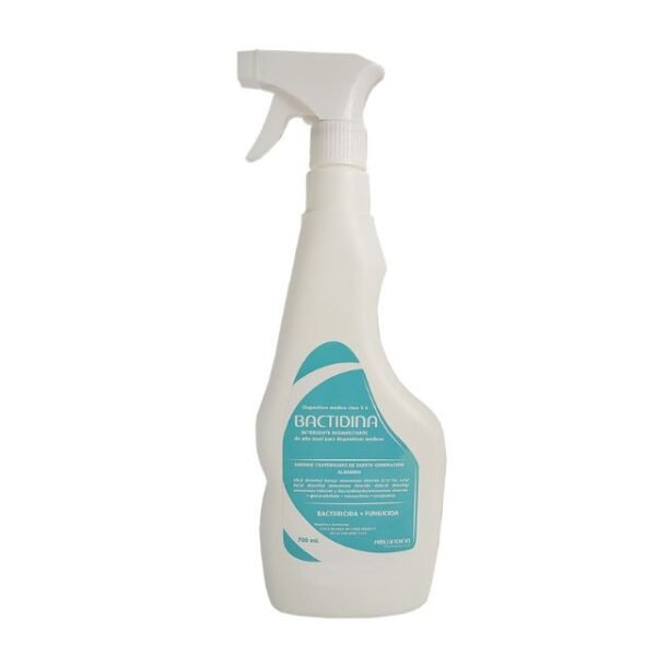 Bactidina Detergente Desinfectante De Alto Nivel X 700 Ml