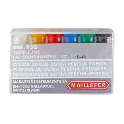 Conos de Gutapercha x 120 ud Mailleffer