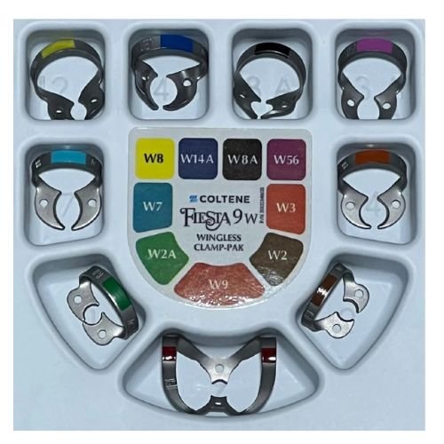 Grapas Fiesta Sin Alas Hygenic/Hysolate Kit x 9 Coltene