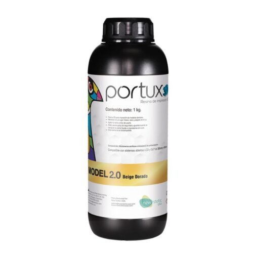 Resina Portux 3D Mode 2.0 Beige Dorado x 1 Kg