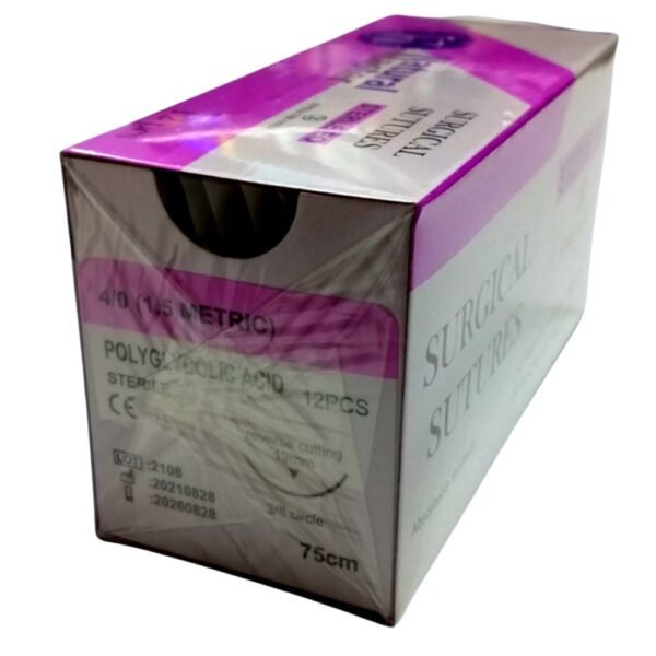 Sutura Acido Poliglicòlico Absorbible Caja X 12 Sobres