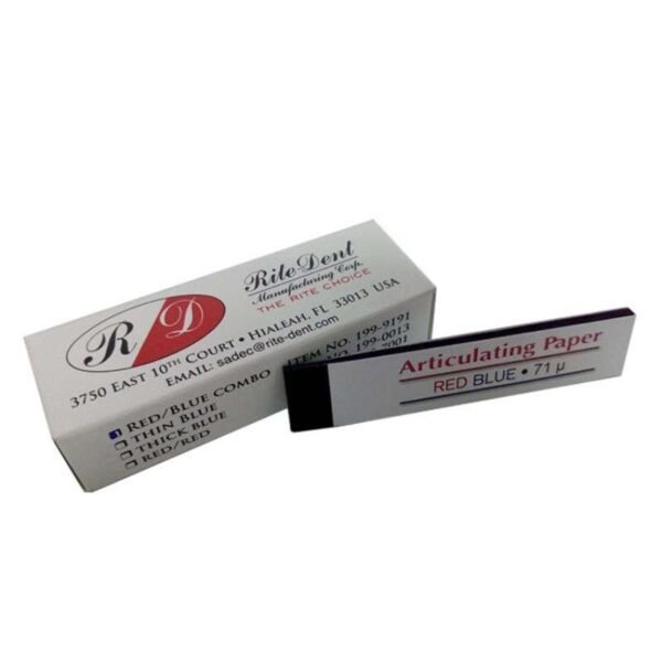 Papel De Articular Rite Dent Caja X 12 Ud